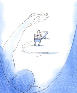"I am Holding You in My Love". God the Father showed me that wherever I am - even in Hospital - I am in His care by Elizabeth Wang