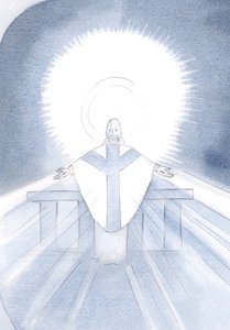 I saw Christ in majesty at the Mass by Elizabeth Wang