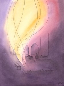 In pure worship, the three Divine Persons surround us with their love and power, and we offer our hearts to their will by Elizabeth Wang