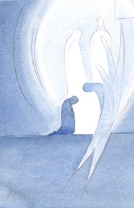 Jesus Came to My Soul with His Holy Mother at Holy Communion, Unseen, and My Angel Joined in the Praise of the Father