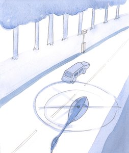 Just as a driver on a main road, nowadays, cannot escape being noticed and photographed by Elizabeth Wang