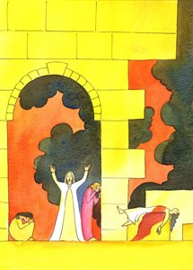 Many years before Christ was born, Jerusalem was invaded, and the holy Temple desecrated and destroyed, to the horror of the people