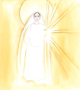 Our Lady appeared before me, in her dazzling Heavenly beauty