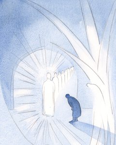 Sometimes, Christ is present to the soul, in His glory, worshipped by our guardian angel. We need only attend, and adore