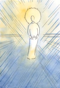 St Anne Conceived in Her Womb the Immaculate One, Like a Host; the Virgin Mary, Who Would Become the Mother of God