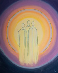 The Holy Trinity, One God, three Persons, lives within the soul of the Christian in dazzling splendour.