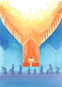 The Saints and Angels are delighted by the honour we show them, as well as by our love for God by Elizabeth Wang