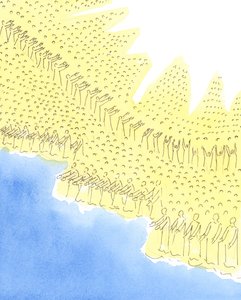 The Saints in Heaven are well-placed to be able to turn to God and pray for us who still strive for holiness by Elizabeth Wang
