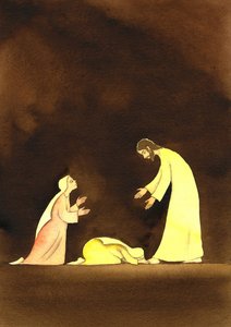 The Two Marys with the Risen Christ