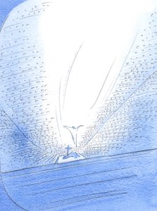 The whole Church is gathered around the central place of Sacrifice: the Church of heaven, earth and Purgatory by Elizabeth Wang