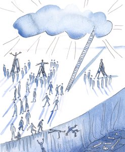 There are very many well-meaning people offering to the crowds very different ideas about God by Elizabeth Wang