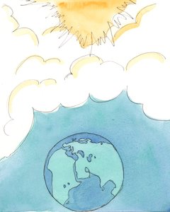 Though we must pray and work to help the needy all over the world, we must keep our thoughts also on Heaven, lest we become despondent, forgetting the glory and joy that await God