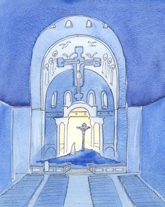 Time and space seem to vanish at the Mass, after the consecration by Elizabeth Wang
