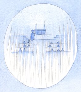 When faithful people pray the Holy Rosary, Holy Angels surround them, and keep watch, in reverent silence, 2002 by Elizabeth Wang