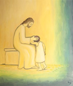 When we repent of our sins Jesus Christ looks on us with tenderness just as when a mother embraces her child