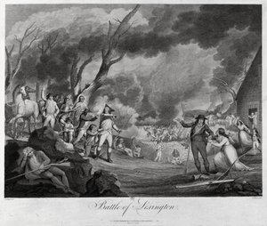 The Battle of Lexington, 19 April 1775