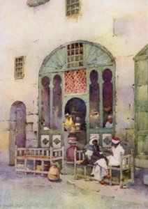 An Arab Cafe, Cairo