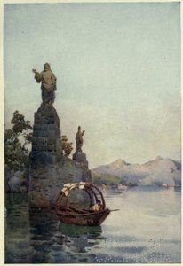 Entrance to the Villa Arconati, Lago di Como, Illustration from 