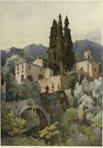 La Madonna della Pace, Lago di Como, Illustration from 