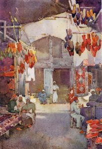 The Shoe Bazaar, Cairo by Ella Du Cane