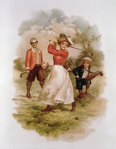 Golfing by Ellen Hattie Clapsaddle