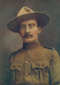 Colonel Robert S. S. Baden-Powell, The Defender of Mafeking. In Field Service Uniform as Colonel of Irregular Horse