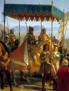 Entry of Charles VIII in Naples by Eloi Firmin Feron