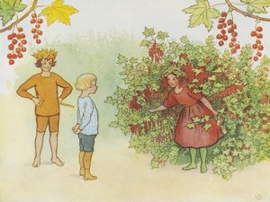 Lasse Liten in the Garden 1923