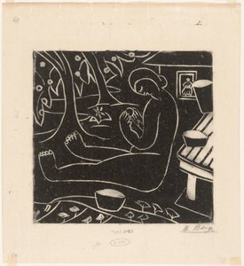 Seated Woman by Else Berg (signed by artist)