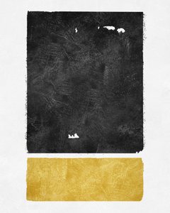 Black Gold Abstract by Ema Paraschiv