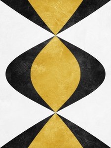 Black Gold Hourglass