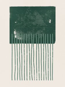 Textured Green Abstraction