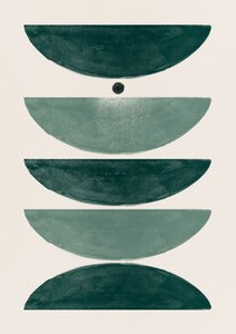 Tranquil Green Geometry