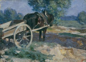 The Cart Horse by Emanuel Franz Hegenbarth