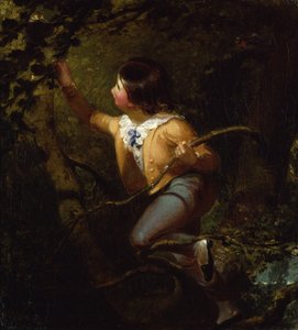 Bird Nesting by Emanuel Gottlieb Leutze