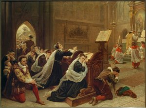 Mary Stuart...hearing the First Mass