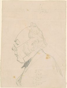 Profile of a Man by Emanuel Gottlieb Leutze
