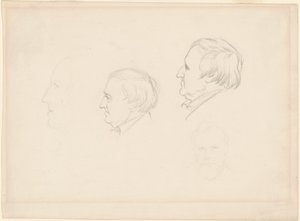 Studies of Men by Emanuel Gottlieb Leutze