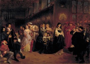The Courtship of Anne Boleyn, 1846 by Emanuel Gottlieb Leutze