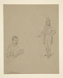 Two Men by Emanuel Gottlieb Leutze