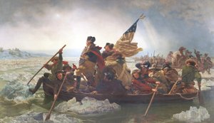 Washington Crossing the Delaware; Christmas 1776; late 19th Century