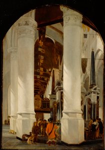 The Nieuwe Kerk at Delft with the Tomb of Willem the Silent
