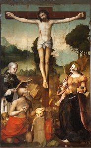 Crucifixion of Christ with Saint Dominic, Saint Jerome, Saint Catherine of Alexandria and Saint Peter the martyr