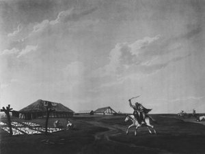 Estancia (farm) on the River San Pedro, engraved by Maile and Sutherland