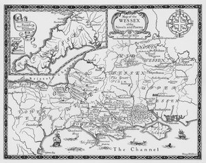 Map of the Wessex of the Novels and Poems of Thomas Hardy by Emery Walker