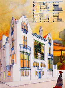 House Design, c.1905-6 by Emiel van Averbeke