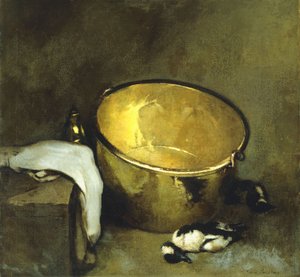 Still Life with Brass Pot