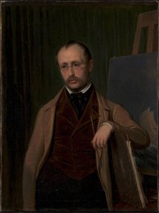 Portrait of the Marine Painter by Emil Ditlev Bærentzen