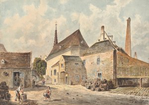 The Church of St. Marx in Vienna by Emil Hütter