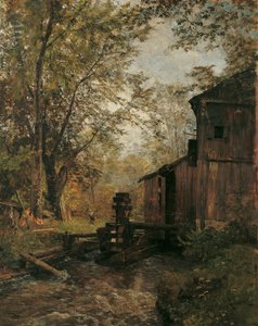 The Gosaumühle near Ischl by Emil Jakob Schindler